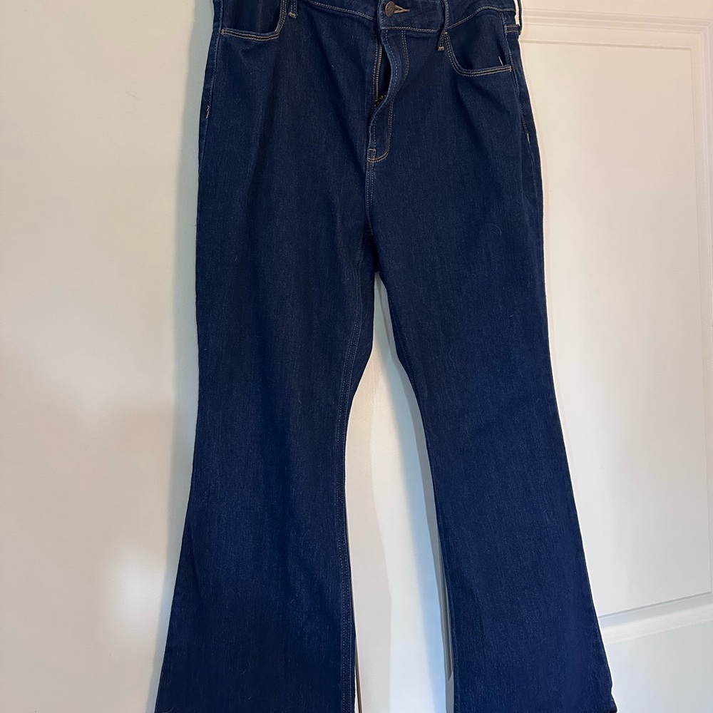 Dark Wash Women's Flare High Rise Jeans